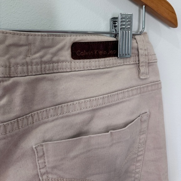 Calvin Klein Jeans Beige Skinny Jeans (Sz 6) - Picture 6 of 7